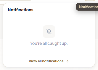 The notification bell.